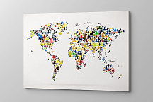 Obraz do pracovne Mapa sveta 1578